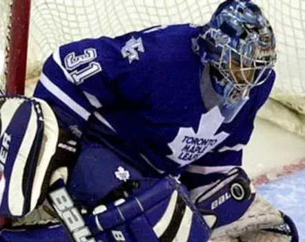 CURTIS JOSEPH Toronto Maple Leafs 2001 CCM Vintage Throwback NHL Hockey Jersey 