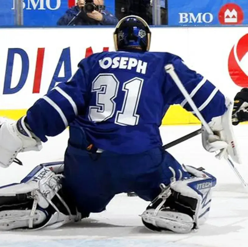 CURTIS JOSEPH Toronto Maple Leafs 2001 CCM Vintage Throwback NHL Hockey Jersey 