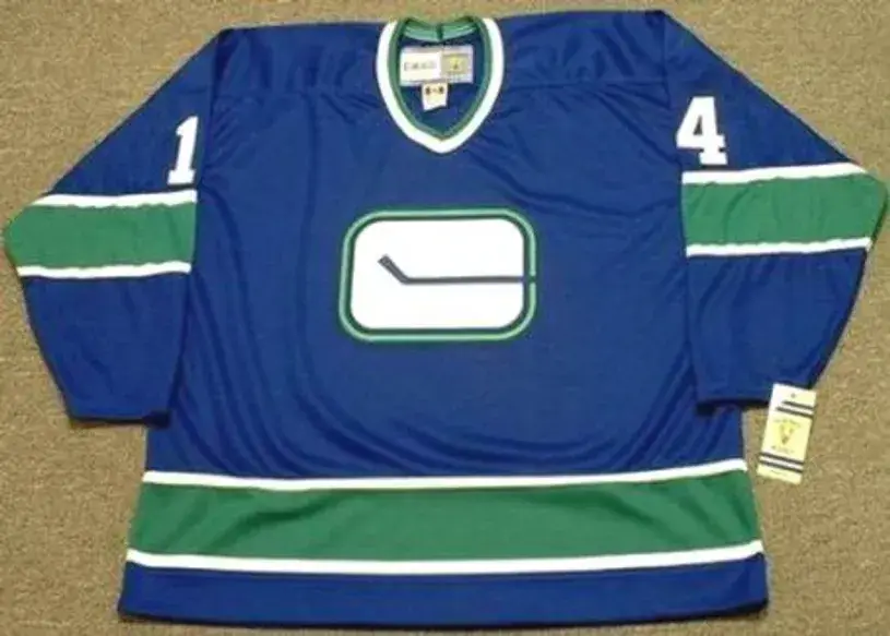 ALEXANDRE BURROWS Vancouver Canucks 1970’s CCM Vintage Throwback Hockey Jersey