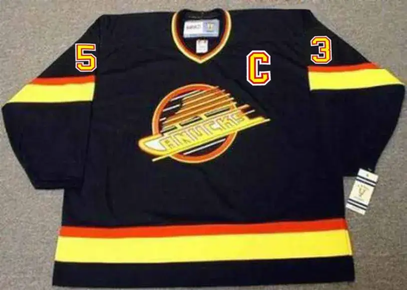 BO HORVAT Vancouver Canucks 1990’s CCM NHL Vintage Throwback Jersey