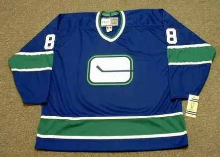 BOBBY SCHMAUTZ Vancouver Canucks 1973 Away CCM Throwback Hockey Jersey