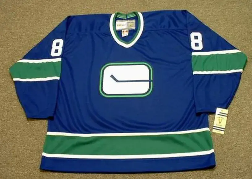 BOBBY SCHMAUTZ Vancouver Canucks 1973 Away CCM Throwback Hockey Jersey