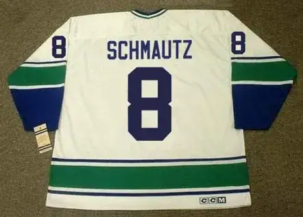 BOBBY SCHMAUTZ Vancouver Canucks 1973 Home CCM Throwback Hockey Jersey 