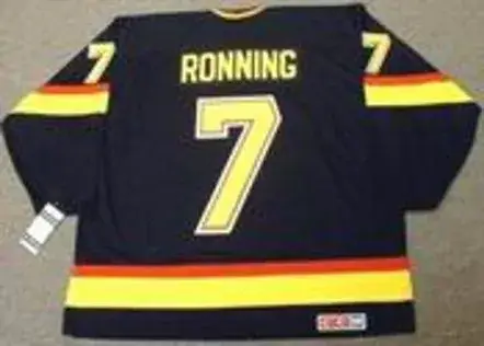 CLIFF RONNING Vancouver Canucks 1994 CCM Vintage Throwback NHL Hockey Jersey 