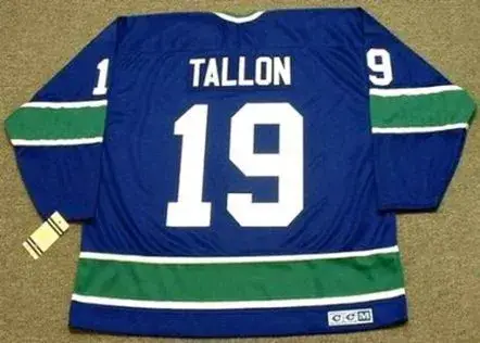 DALE TALLON Vancouver Canucks 1972 CCM Vintage Throwback NHL Hockey Jersey 