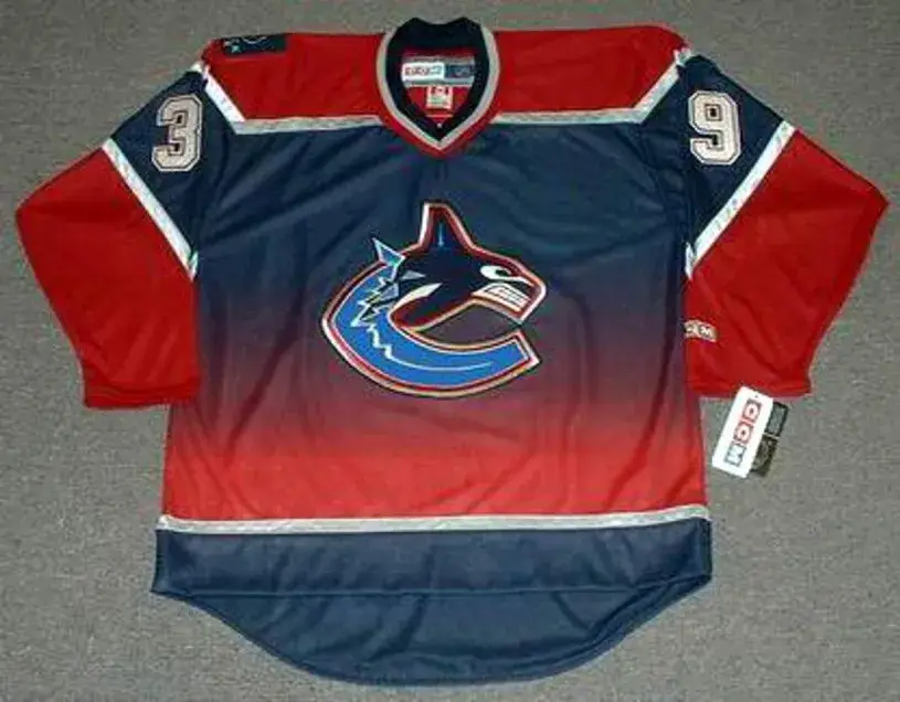 DAN CLOUTIER Vancouver Canucks 2002 CCM Throwback NHL Hockey Jersey