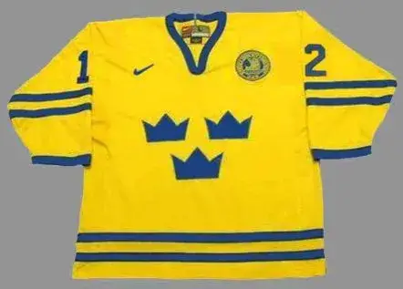 DANIEL SEDIN Team Sweden Nike Olympic Throwback Hockey Jersey