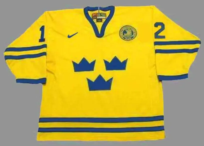 DANIEL SEDIN Team Sweden Nike Olympic Throwback Hockey Jersey