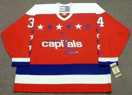 AL IAFRATE Washington Capitals 1992 CCM Vintage Throwback NHL Hockey Jersey