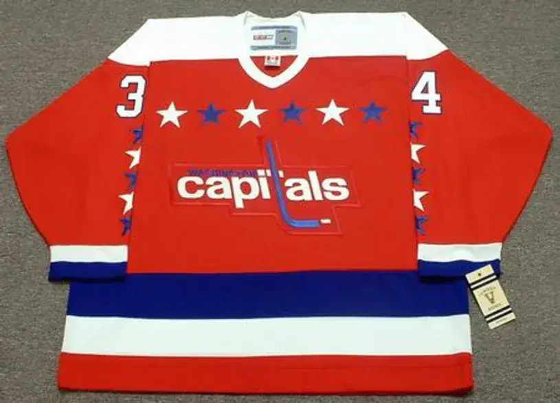 AL IAFRATE Washington Capitals 1992 CCM Vintage Throwback NHL Hockey Jersey