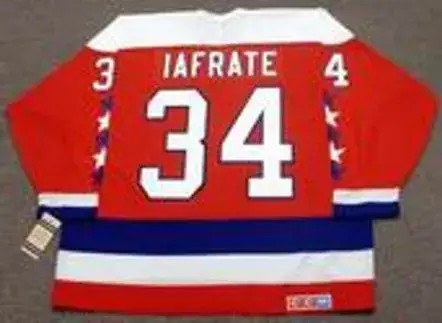 AL IAFRATE Washington Capitals 1992 CCM Vintage Throwback NHL Hockey Jersey 
