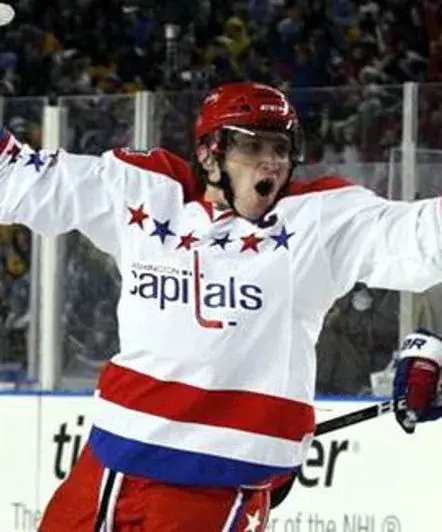ALEXANDER OVECHKIN Washington Capitals 1990’s Away CCM Throwback NHL Hockey Jersey 