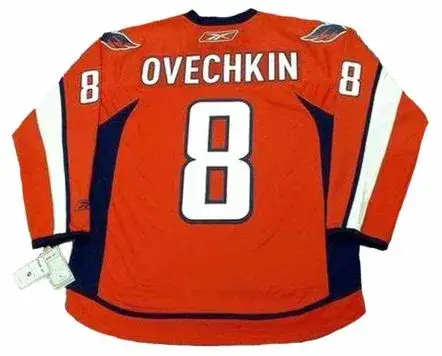 ALEXANDER OVECHKIN Washington Capitals 2014 Home REEBOK Throwback NHL Hockey Jersey 