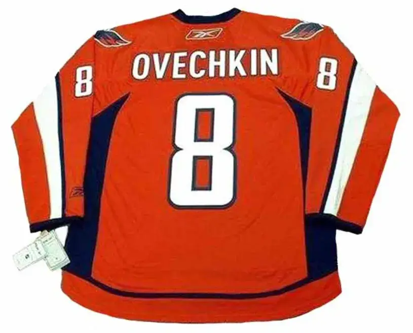 ALEXANDER OVECHKIN Washington Capitals 2014 Home REEBOK Throwback NHL Hockey Jersey 