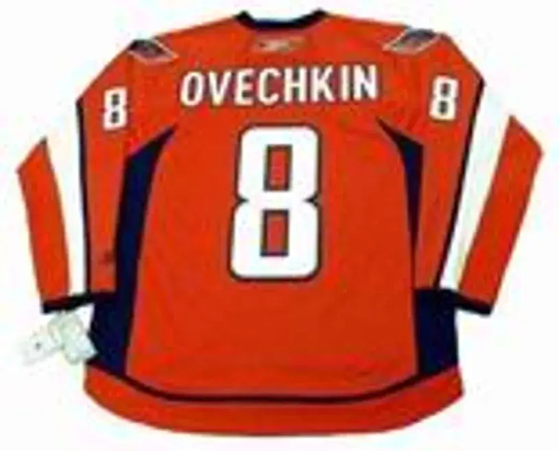 ALEXANDER OVECHKIN Washington Capitals 2014 Home REEBOK Throwback NHL Hockey Jersey 