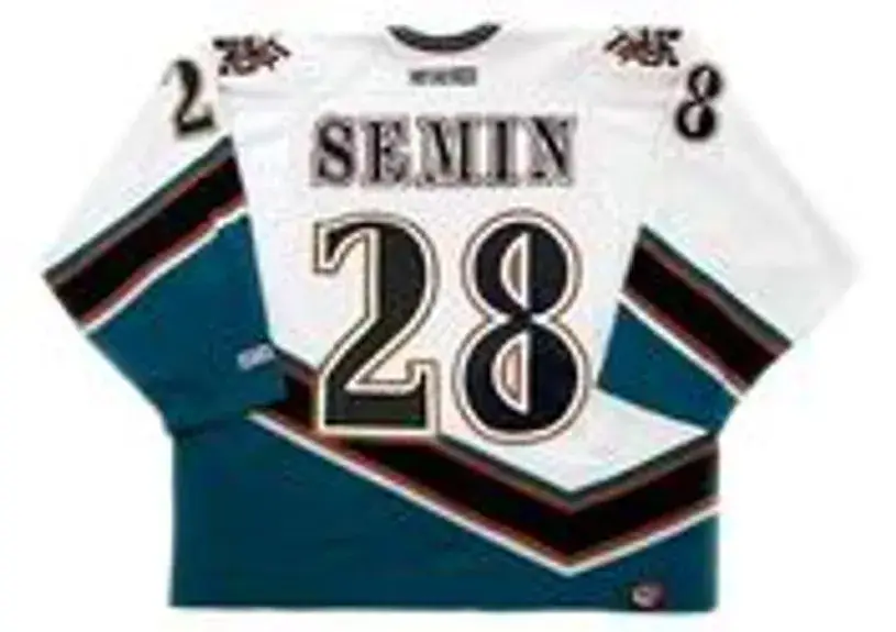 ALEXANDER SEMIN Washington Capitals 2006 Away CCM NHL Vintage Throwback Jersey 