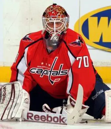 BRADEN HOLTBY Washington Capitals 2014 REEBOK Throwback NHL Hockey Jersey 