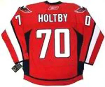 BRADEN HOLTBY Washington Capitals 2014 REEBOK Throwback NHL Hockey Jersey 