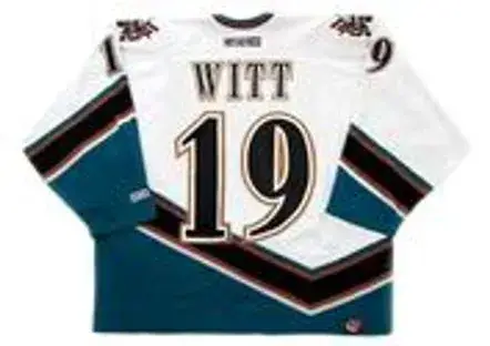 BRENDAN WITT Washington Capitals 2001 Home CCM NHL Vintage Throwback Jersey 