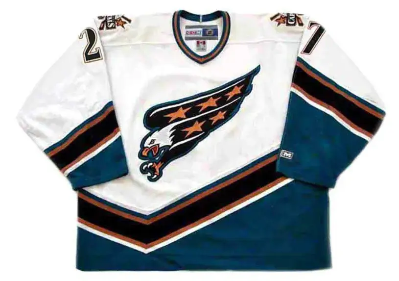 CRAIG BERUBE Washington Capitals 1998 Home CCM NHL Vintage Throwback Jersey