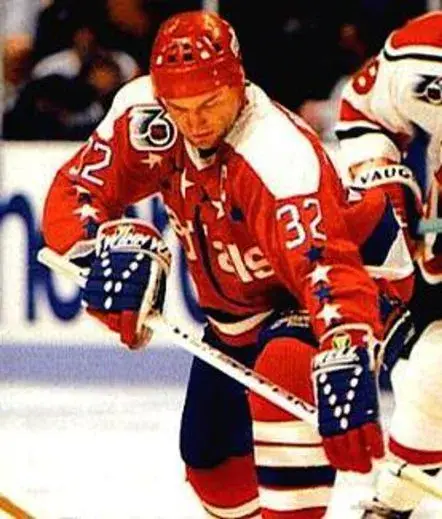 DALE HUNTER Washington Capitals 1990 Away CCM NHL Vintage Throwback Jersey 