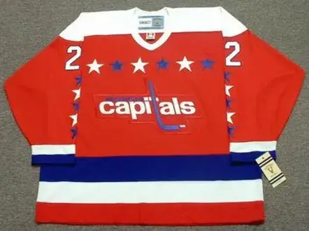 DINO CICCARELLI Washington Capitals 1990 CCM Vintage Throwback NHL Hockey Jersey