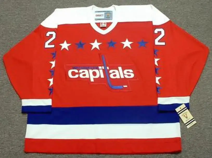 DINO CICCARELLI Washington Capitals 1990 CCM Vintage Throwback NHL Hockey Jersey