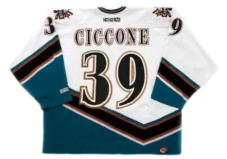 ENRICO CICCONE Washington Capitals 1998 CCM Vintage Home NHL Hockey Jersey 