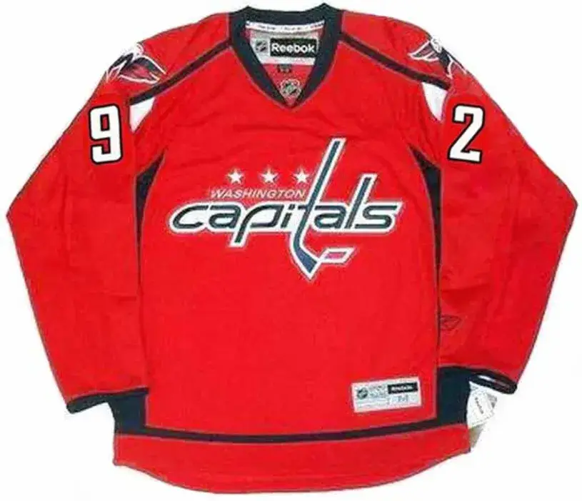 EVGENY KUZNETSOV Washington Capitals 2014 REEBOK Throwback NHL Hockey Jersey