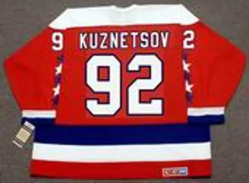 EVGENY KUZNETSOV Washington Capitals CCM Vintage Throwback Home NHL Jersey 