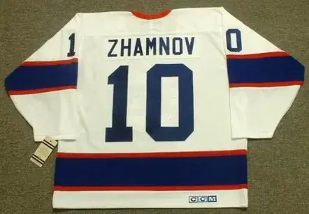 ALEX ZHAMNOV Winnipeg Jets 1993 CCM Vintage Throwback Home NHL Hockey Jersey 