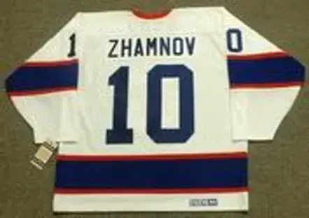 ALEX ZHAMNOV Winnipeg Jets 1993 CCM Vintage Throwback Home NHL Hockey Jersey 