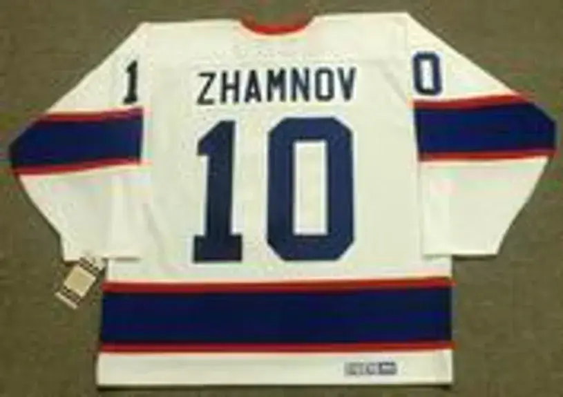 ALEX ZHAMNOV Winnipeg Jets 1993 CCM Vintage Throwback Home NHL Hockey Jersey 