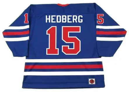 ANDERS HEDBERG Winnipeg Jets 1974 WHA Throwback Hockey Jersey 