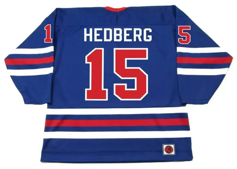 ANDERS HEDBERG Winnipeg Jets 1974 WHA Throwback Hockey Jersey 