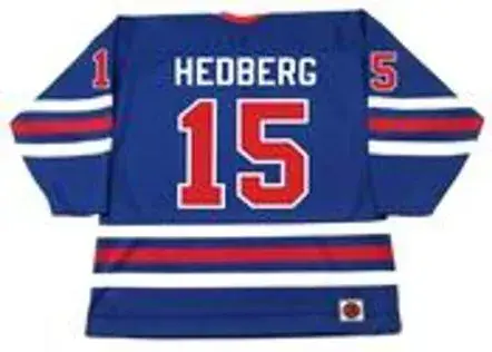 ANDERS HEDBERG Winnipeg Jets 1974 WHA Throwback Hockey Jersey 