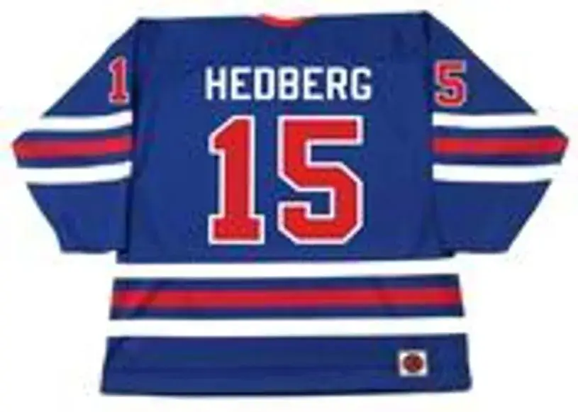 ANDERS HEDBERG Winnipeg Jets 1974 WHA Throwback Hockey Jersey 