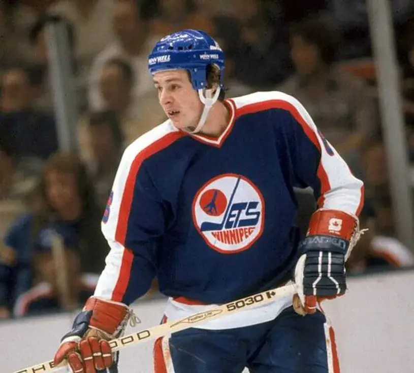 BARRY MELROSE Winnipeg Jets 1979 Away CCM NHL Vintage Throwback Jersey 