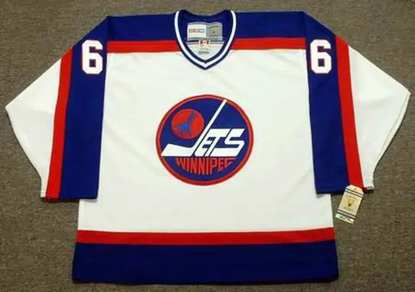 BARRY MELROSE Winnipeg Jets 1979 Home CCM NHL Vintage Throwback Jersey