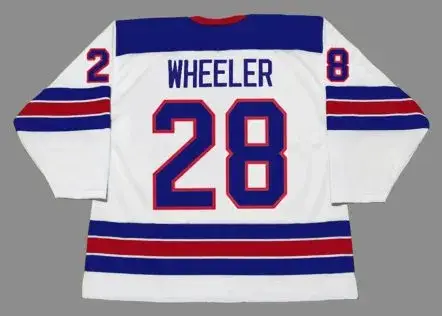 BLAKE WHEELER 2014 USA Nike Olympic Throwback Hockey Jersey 
