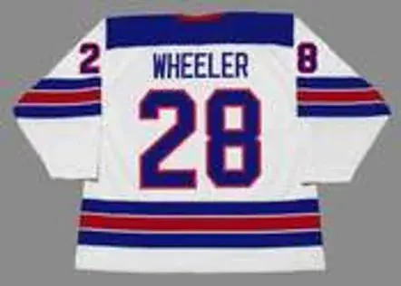 BLAKE WHEELER 2014 USA Nike Olympic Throwback Hockey Jersey 
