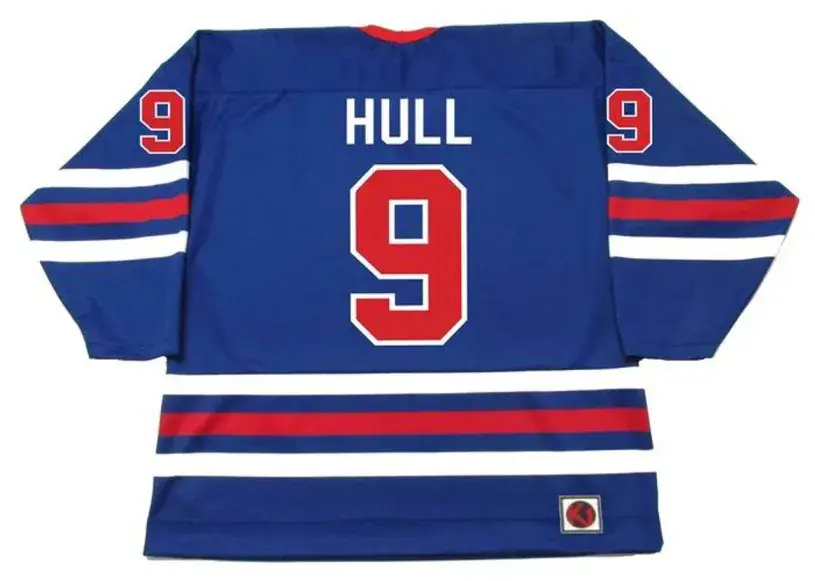 BOBBY HULL Winnipeg Jets 1974 WHA Hockey Throwback Jersey 