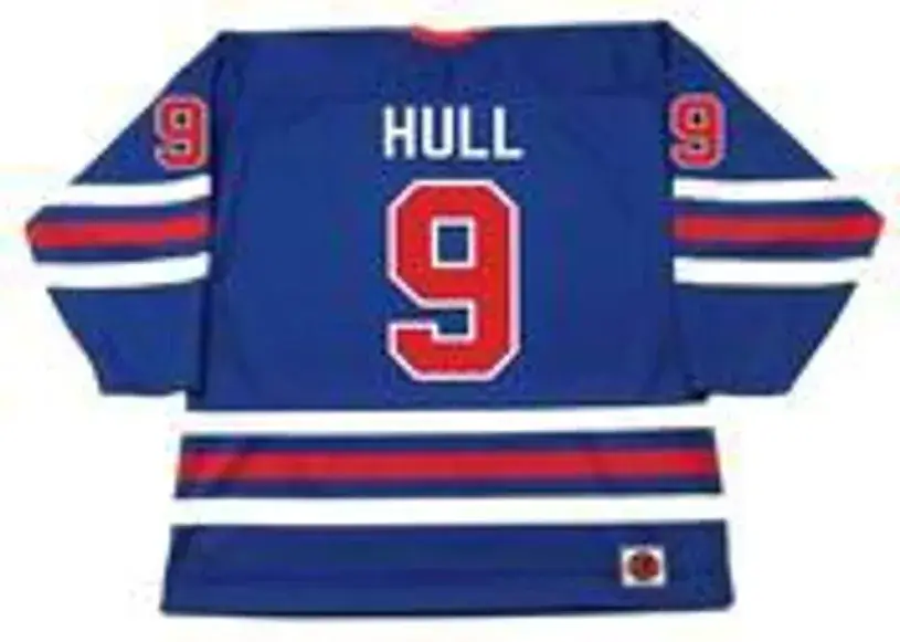 BOBBY HULL Winnipeg Jets 1974 WHA Hockey Throwback Jersey 
