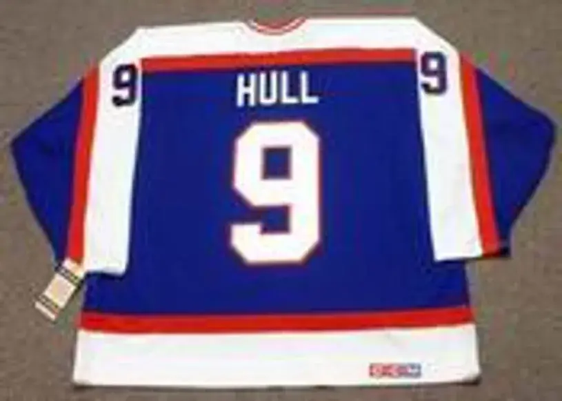 BOBBY HULL Winnipeg Jets 1978 CCM Vintage Throwback NHL Hockey Jersey 