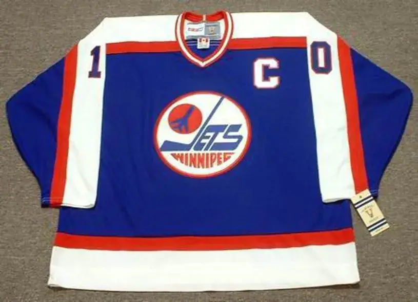 DALE HAWERCHUK Winnipeg Jets 1989 Away CCM NHL Vintage Throwback Jersey