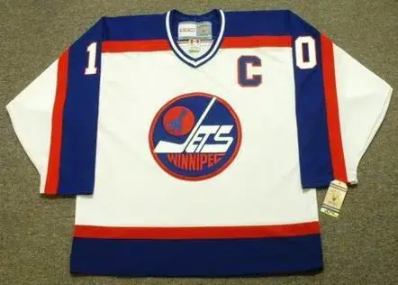 DALE HAWERCHUK Winnipeg Jets 1989 Home CCM NHL Vintage Throwback Jersey