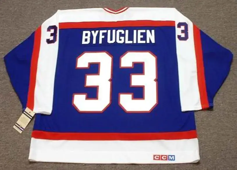 DUSTIN BYFUGLIEN Winnipeg Jets 1980’s CCM Vintage Throwback NHL Hockey Jersey 