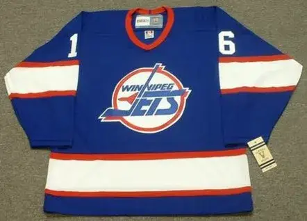 ED OLCZYK Winnipeg Jets 1995 CCM Vintage Throwback Away NHL Hockey Jersey