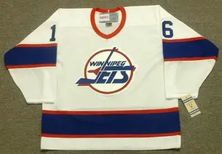 ED OLCZYK Winnipeg Jets 1995 CCM Vintage Throwback Home NHL Hockey Jersey