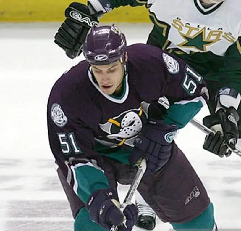 RYAN GETZLAF Anaheim Mighty Ducks 2005 Home CCM NHL Vintage Throwback Jersey 